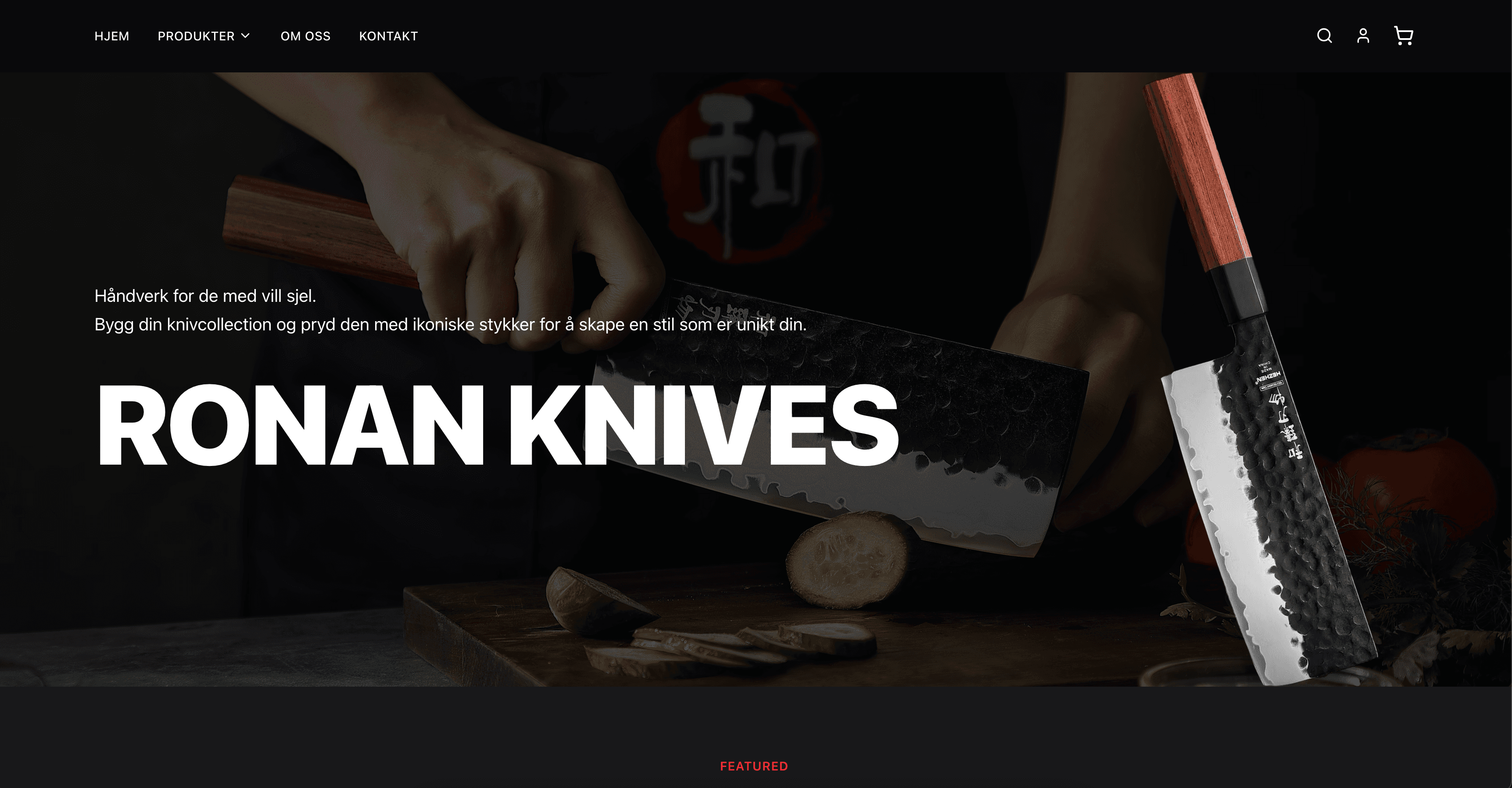 RONANDER KNIVER – NETTBUTIKK FOR HÅNDLAGDE KNIVER OG KJØKKENUTSTYR